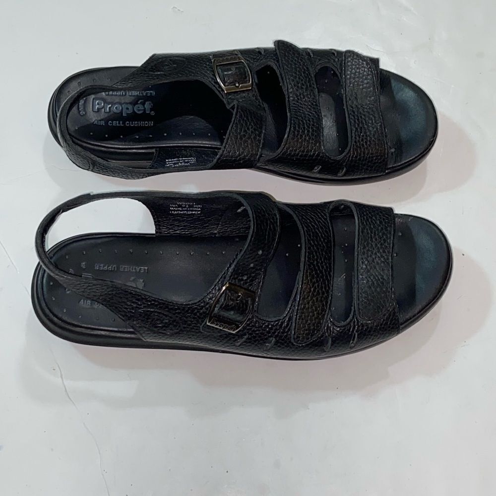 Propet Air Cell Cushion Breeze Leather Upper Women’s Shoes Sandals Size 9.5 M(B) - Picture 3 of 16